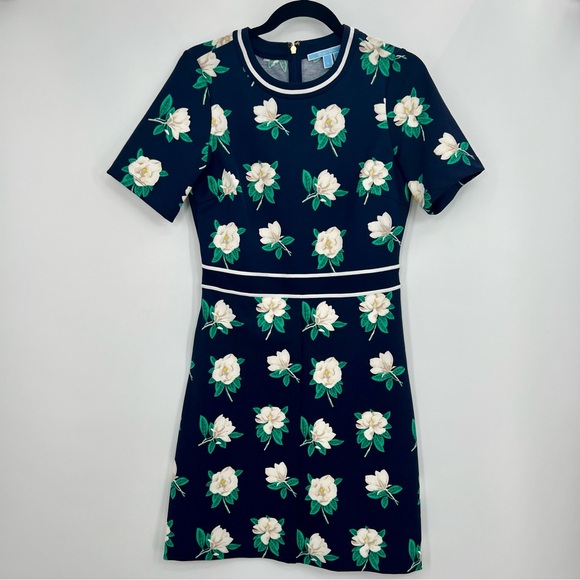 Draper James Magnolia Floral Bodycon Knee Length Bodycon Mini Dress Small - Picture 4 of 12